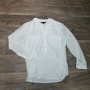 Silk seafoam blouse